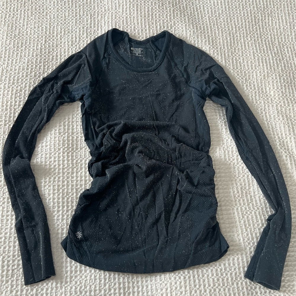 Athleta long sleeve sparkle top